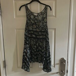 Free People Floral Sleeveless Tunic/Dress